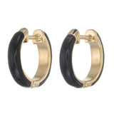 AER00003 Women's Earrings - Black Ceramic