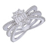 3 Carat Face Up Diamond Ring with Triple Split Shank Bold Luxurious Design for a Stunning Statement