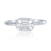 Bezel Set East West 1 Carat Face-Up Pie Cut Diamond Ring Modern Elegance with a Bold Stylish Look