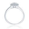 Sun Diamond Ring with Half Carat Face-Up Diamond Radiant Design with a Touch of Timeless Elegance