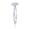 Sun Diamond Ring with Half Carat Face-Up Diamond Radiant Design with a Touch of Timeless Elegance