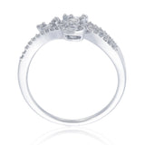 Minimalist Ring with Baguette Round Diamonds  Sleek Elegant Design for a Modern Timeless Look