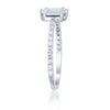 Invisible Set Fancy Diamond Ring with 2 Carat Face-Up Stunning Sparkle and Elegant Design