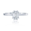 1 Carat Face-Up Invisible Set Diamond Ring Stunning Seamless Sparkle for Timeless Elegance