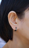 Luxury AER00003 Earrings in Black Ceramic