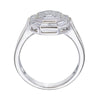 Invisible Set Fancy Cut Diamonds Statement Ring Bold, Stunning Design with Exceptional Sparkle and Luxury