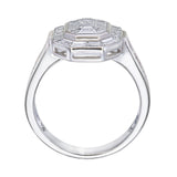 Invisible Set Fancy Cut Diamonds Statement Ring Bold, Stunning Design with Exceptional Sparkle and Luxury