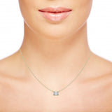 Emerald Cut Illusion Pendant | Trinity Designer Jewel