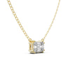 Emerald Cut Illusion Pendant | Trinity Designer Jewel