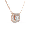 Diamond Pendant Necklace | Diamond Necklace | Trinity Designer Jewel