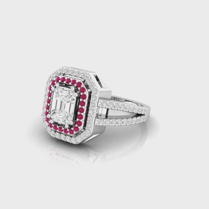 Showroom of Oval shaped pie cut diamond engagement ring in 18k white gold -  vvs - vs - fg - 2.210 grams - 0.38 carat - 0lr43 | Jewelxy - 129242