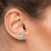 AE006 - Graceful Pie Cut Diamond Earstuds for Women & Girls