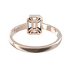 TR012 Step Cut Mosaic Pie Cut Diamond Ring - Ideal for Girls